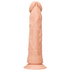 Телесный фаллоимитатор Realistic Dildo с трусиками - 26,7 см.