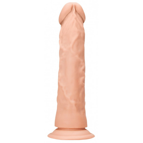 Телесный фаллоимитатор Realistic Dildo с трусиками - 26,7 см.