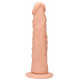 Телесный фаллоимитатор Realistic Dildo с трусиками - 26,7 см.