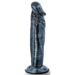 Черный фаллоимитатор без мошонки с присоской Ebony 6 Inch Dildo - 15 см.