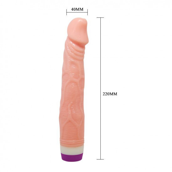 Реалистичный вибратор Pleasure - 22 см.