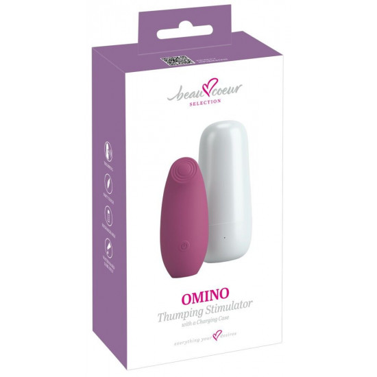 Клиторальный стимулятор OMINO Thumping Stimulator с зарядным кейсом