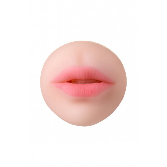 Телесный двусторонний мастурбатор Pretty Mouth - ротик и вагина Телесный двусторонний мастурбатор Pretty Mouth - ротик и вагина