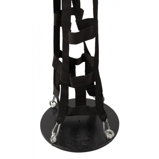 Подвесная клетка из ремешков Hanging strap cage