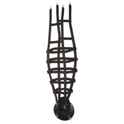 Подвесная клетка из ремешков Hanging strap cage