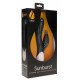 Черный вибратор-кролик Sunburst с функцией нагрева - 20 см.