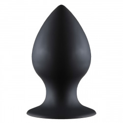 Чёрная анальная пробка Thick Anal Plug Large - 11,5 см.