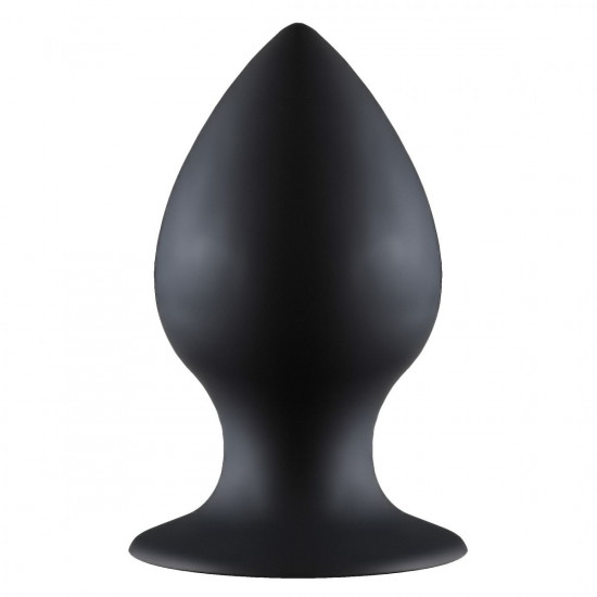 Чёрная анальная пробка Thick Anal Plug Large - 11,5 см.