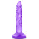 Фиолетовый фаллоимитатор 5 Inch Mini Cock - 14,6 см.