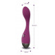 Фиолетовый вибромассажер G-Spot Evelyn - 15,1 см.