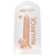 Телесный фаллоимитатор Silicone Dildo With Balls - 24 см.