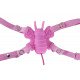 Розовая вибробабочка на регулируемых ремешках BUTTERFLY