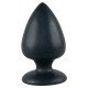 Большая чёрная анальная втулка Black Velvet Extra XL - 14 см. Большая чёрная анальная втулка Black Velvet Extra XL - 14 см.