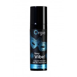 Гель для массажа ORGIE Sexy Vibe Liquid Vibrator с эффектом вибрации - 15 мл.