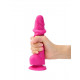 Розовый фаллоимитатор Strap-On-Me Sliding Skin Realistic Dildo size S