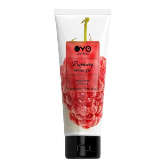 Лубрикант на водной основе OYO Aroma Gel Raspberry с ароматом малины - 75 мл. FFF