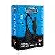 Чёрная анальная пробка с функцией расширения Small Inflatable Plug - 12,5 см.