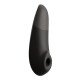 Черный бесконтактный клиторальный стимулятор Womanizer Enhance с вибрацией