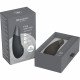 Черный бесконтактный клиторальный стимулятор Womanizer Enhance с вибрацией
