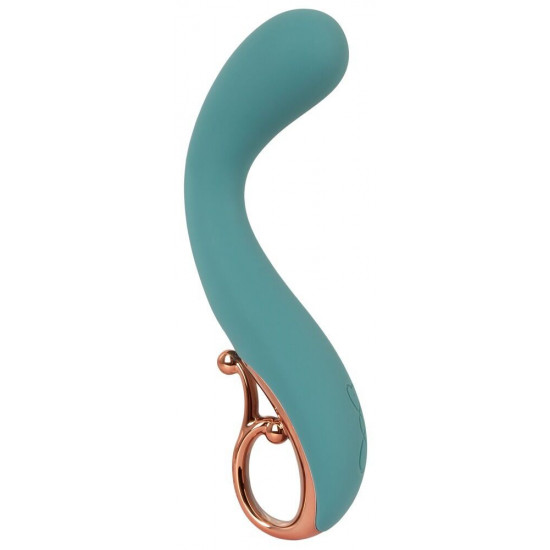 Бирюзовый вибратор для точки G The Magician G-Spot Vibrator - 19 см.