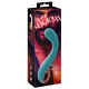 Бирюзовый вибратор для точки G The Magician G-Spot Vibrator - 19 см.