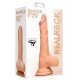 Телесный фаллоимитатор Realistic Dildo With Balls - 20 см.