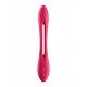 Красный многофункциональный вибратор для пар Satisfyer Elastic Joy