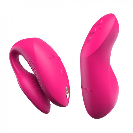 Розовый вибратор для пар We-Vibe Chorus Pro