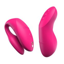 Розовый вибратор для пар We-Vibe Chorus Pro