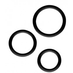Набор из 3 эрекционных колец 3 Silicone Cockrings