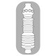 Прозрачный мастурбатор Pocket Masturbator Twister