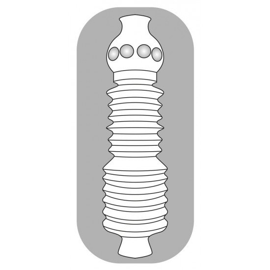 Прозрачный мастурбатор Pocket Masturbator Twister Прозрачный мастурбатор Pocket Masturbator Twister