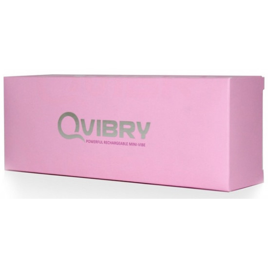 Розовый клиторальный вибромассажёр Qvibry