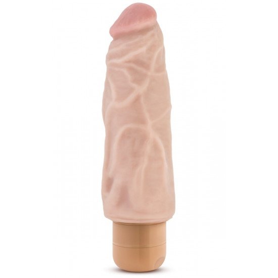 Рельефный вибратор-реалистик Dr. Skin Cock Vibe 9 - 17,8 см.