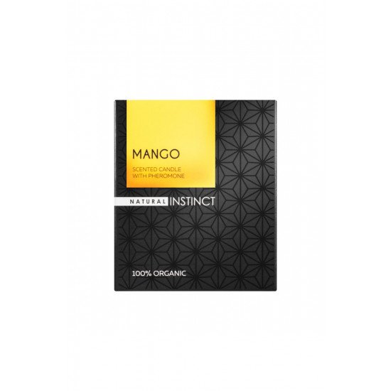 Ароматическая свеча с феромонами Natural Instinct  Манго  - 180 гр.