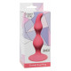 Розовая анальная пробка Curved Anal Plug Pink - 12,5 см.