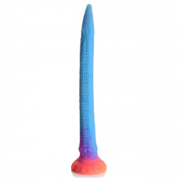 Фантазийный люминесцентный фаллоимитатор в форме змеи Makara Glow-in-the-Dark Silicone Snake Dildo - 46 см.