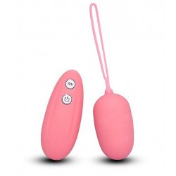 Розовое виброяйцо с пультом дистанционного управления ULTRA SEVEN REMOTE CONTROL EGG