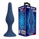 Синяя анальная пробка Slim Anal Plug XL - 15,4 см.