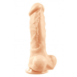 Телесный фаллоимитатор Colours Pleasures Thick 5  Dildo - 18,3 см.