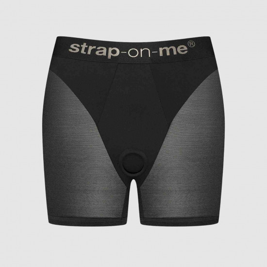 Трусики-шорты для фиксации насадок Strap-on-me Harness Lingerie Halo - size XL