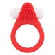 Красное эрекционное кольцо Silicone Stimu-Ring
