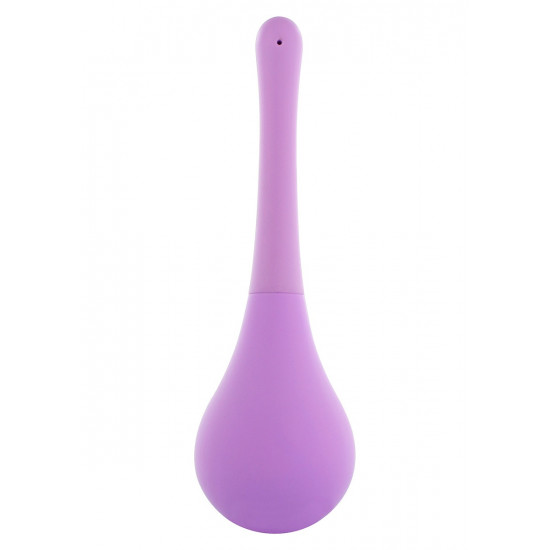 Фиолетовый анальный душ SQUEEZE CLEAN