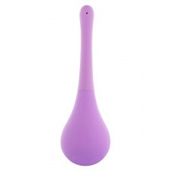 Фиолетовый анальный душ SQUEEZE CLEAN 