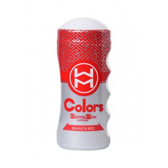 Мультирельефный мастурбатор MensMax Colors - Branch Red