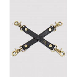 Черный фиксатор для манжет Bound to You Faux Leather Hogtie