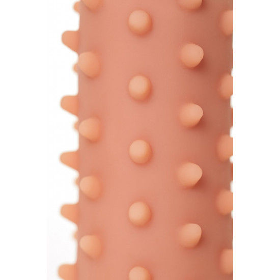 Насадка на фаллос с шипами и бугорками Extreme Sleeve 003 S-size - 12,7 см.