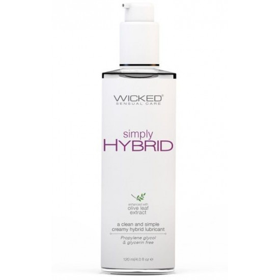 Водно-силиконовый лубрикант Wicked Simply HYBRID - 120 мл.