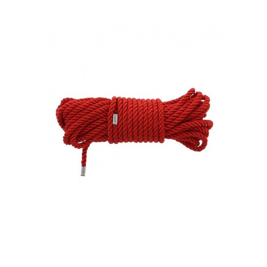 Красная веревка Deluxe Bondage Rope - 10 м.