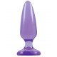 Фиолетовая средняя анальная пробка Jelly Rancher Pleasure Plug Medium - 12,7 см.